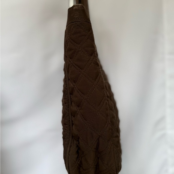 Vera Bradley Quilted Solid Brown Tote Bag/ Perfect size and rare solid color - Picture 5 of 8